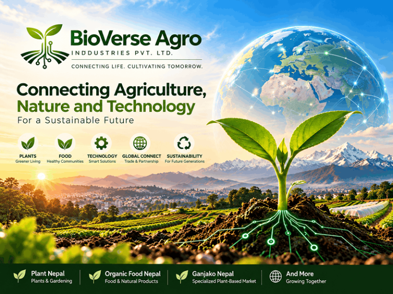BioVerse Agro Industries connecting agriculture, nature and technology for a sustainable future.